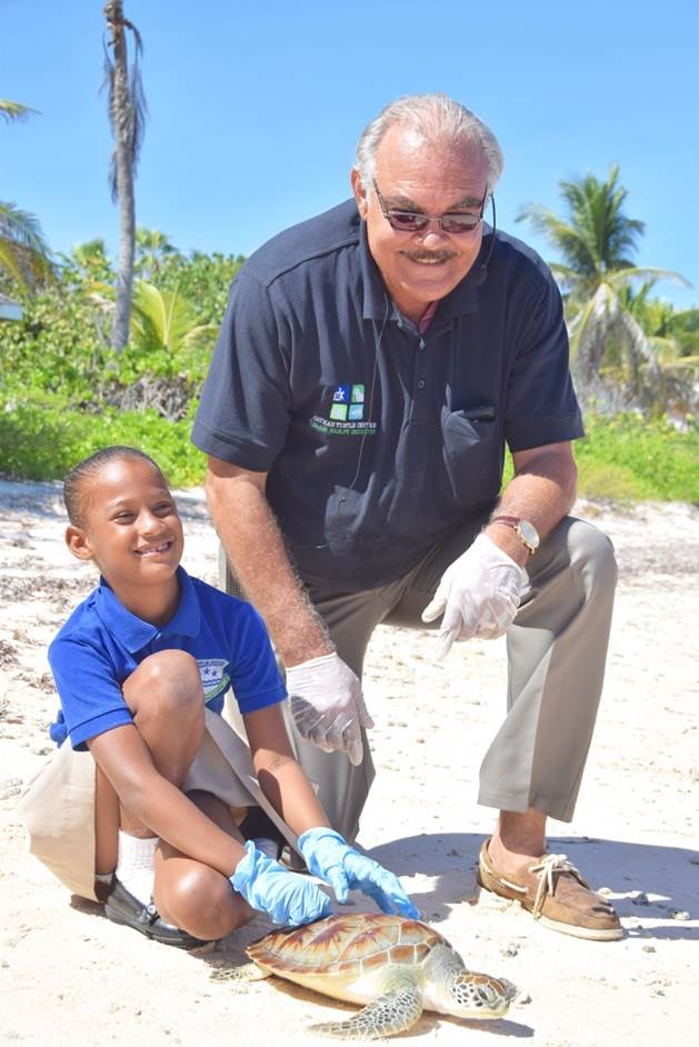 Children release Centre’s turtles